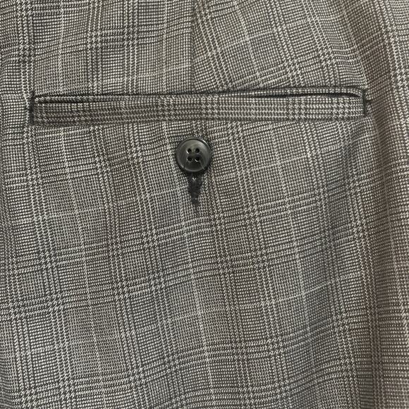 Roundtree & Yorke Performance Pants Men's 38x34 Blue Classic‎ Fit Flat Front - Picture 5 of 7